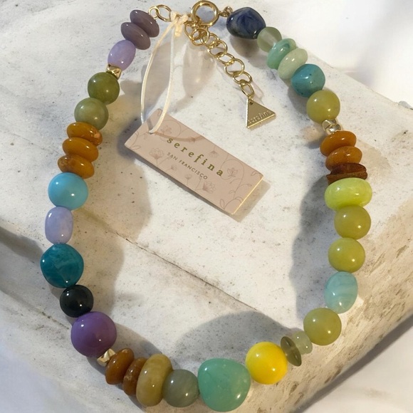 NWT Anthropologie Serefina Cool Mix Camp Beaded Necklace - Picture 9 of 9